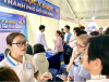 Trường đại học Y Dược TP.HCM công bố điểm sàn: Thấp nhất 17, cao nhất 23 điểm. Trong ảnh: Thí sinh tìm hiểu thông tin tuyển sinh của trường tại Ngày hội lựa chọn nguyện vọng xét tuyển 2026 do Báo điện tử Tuổi Trẻ tổ chức - Ảnh: TRẦN HUỲNH