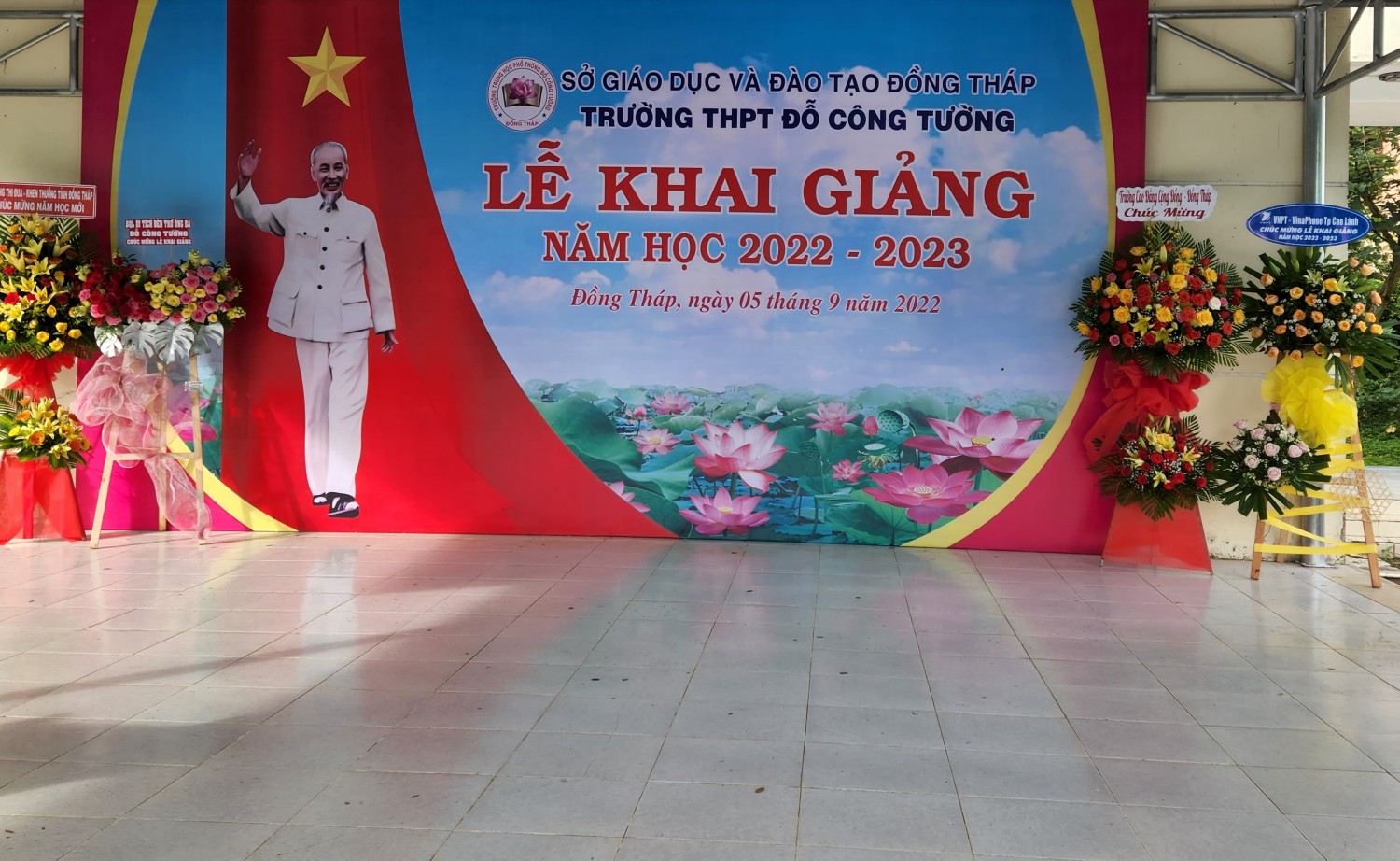 LỄ KHAI GIẢNG NĂM HỌC 2022 – 2023 TẠI TRƯỜNG THPT ĐỖ CÔNG TƯỜNG