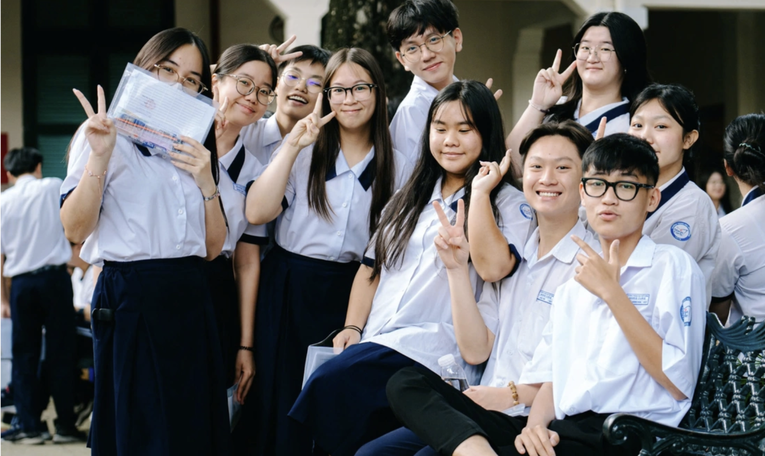 Thí sinh dự thi tốt nghiệp THPT 2025 tại TP.HCM - Ảnh: THANH HIỆP
