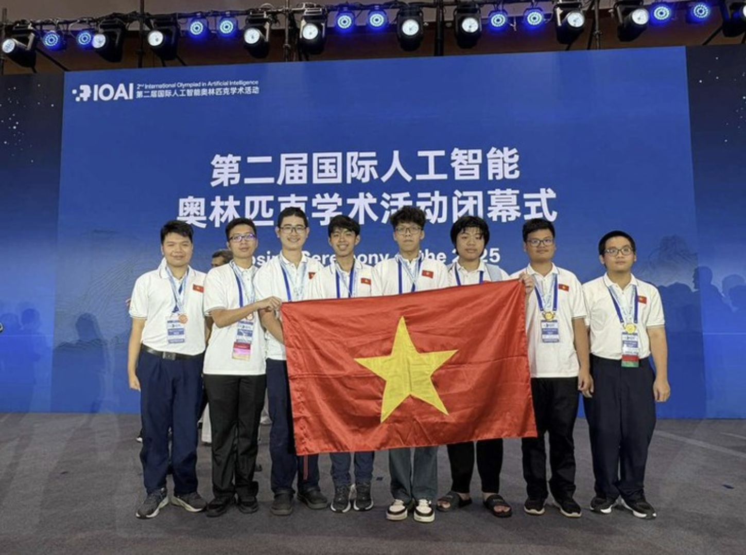 Đoàn IOAI Việt Nam 2025 - Ảnh: Bộ GD-ĐT