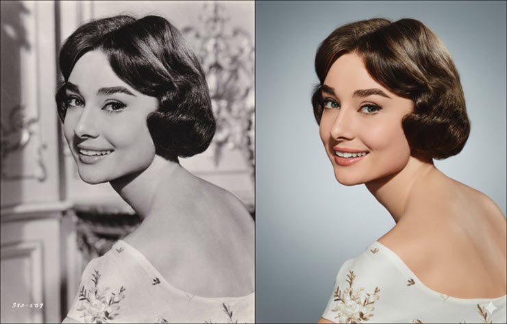 Hình ảnh cũ được phục dựng vô cùng chân thực bởi Gemini.