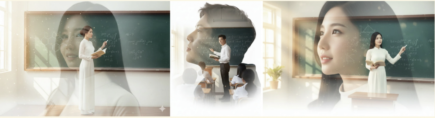 Hướng dẫn dùng AI tạo ảnh nghệ thuật tặng thầy cô