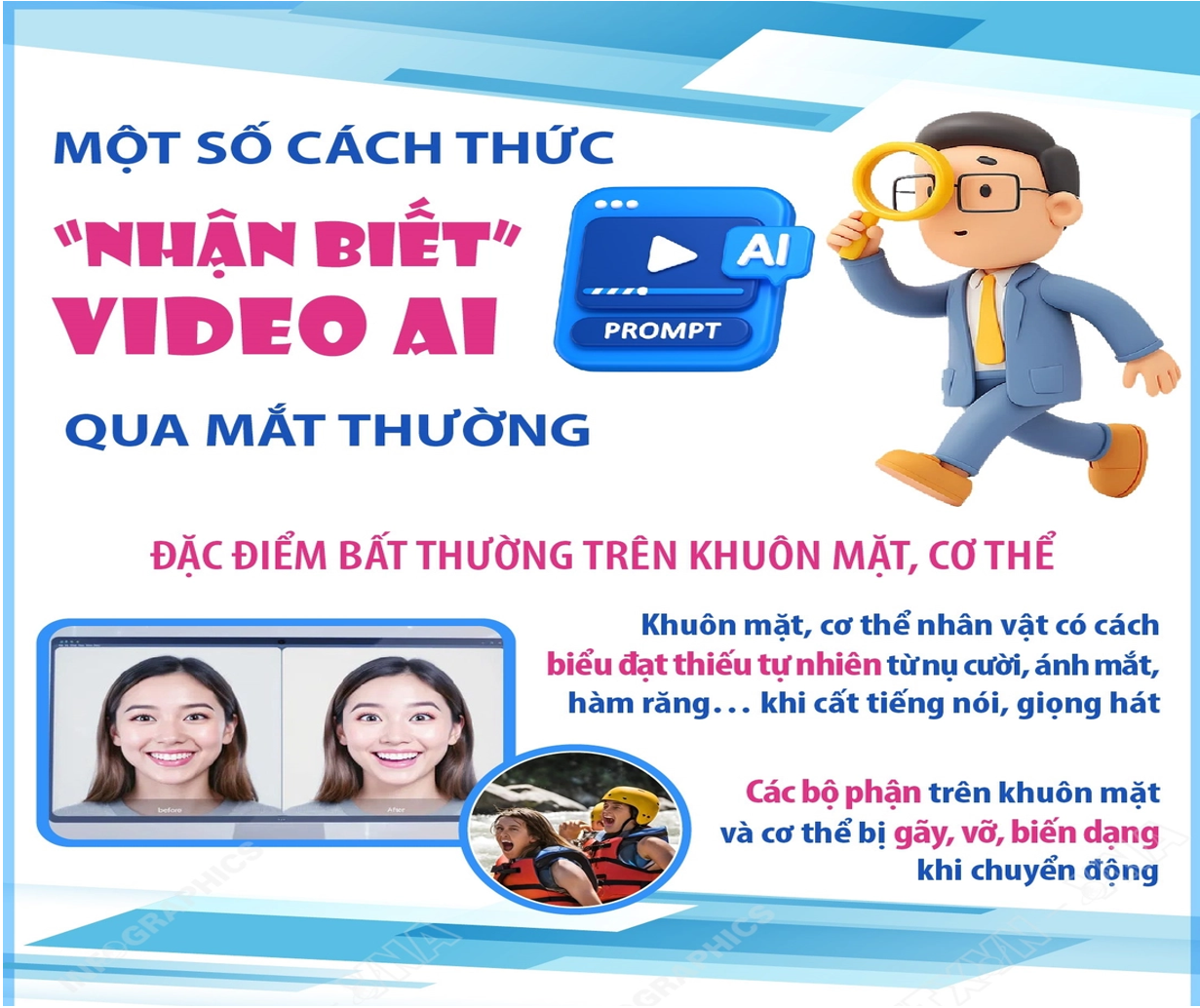 Một số cách nhận biết video AI bằng mắt thường