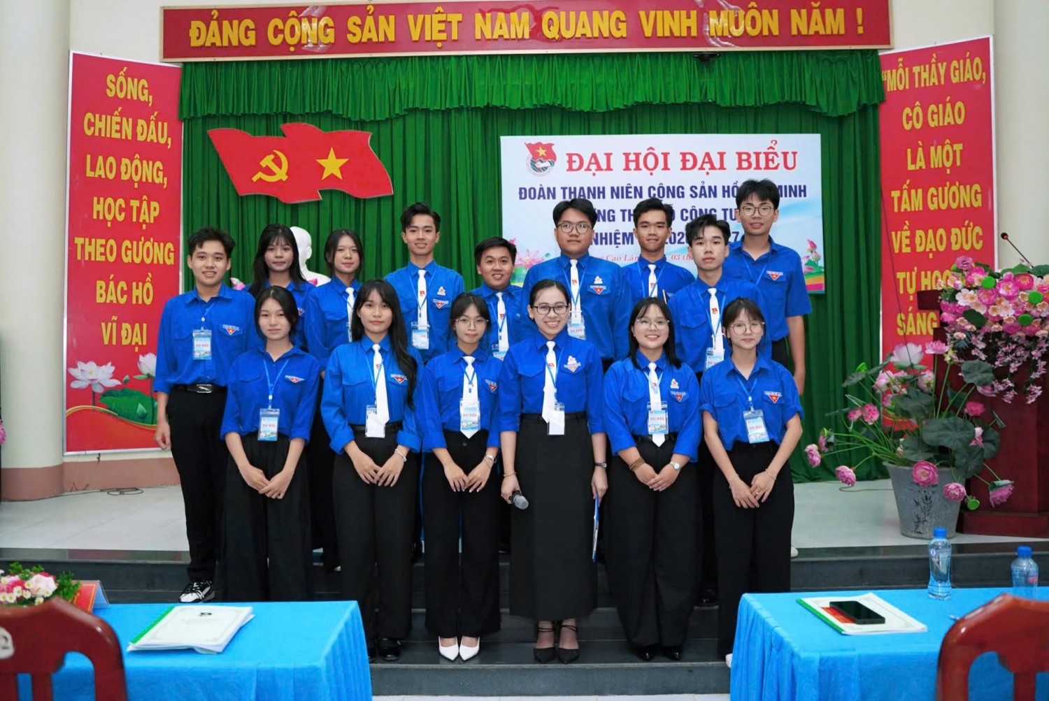 ĐẠI HỘI ĐẠI BIỂU ĐOÀN TNCS HỒ CHÍ MINH TRƯỜNG THPT ĐỖ CÔNG TƯỜNG NHIỆM KỲ 2026 – 2027