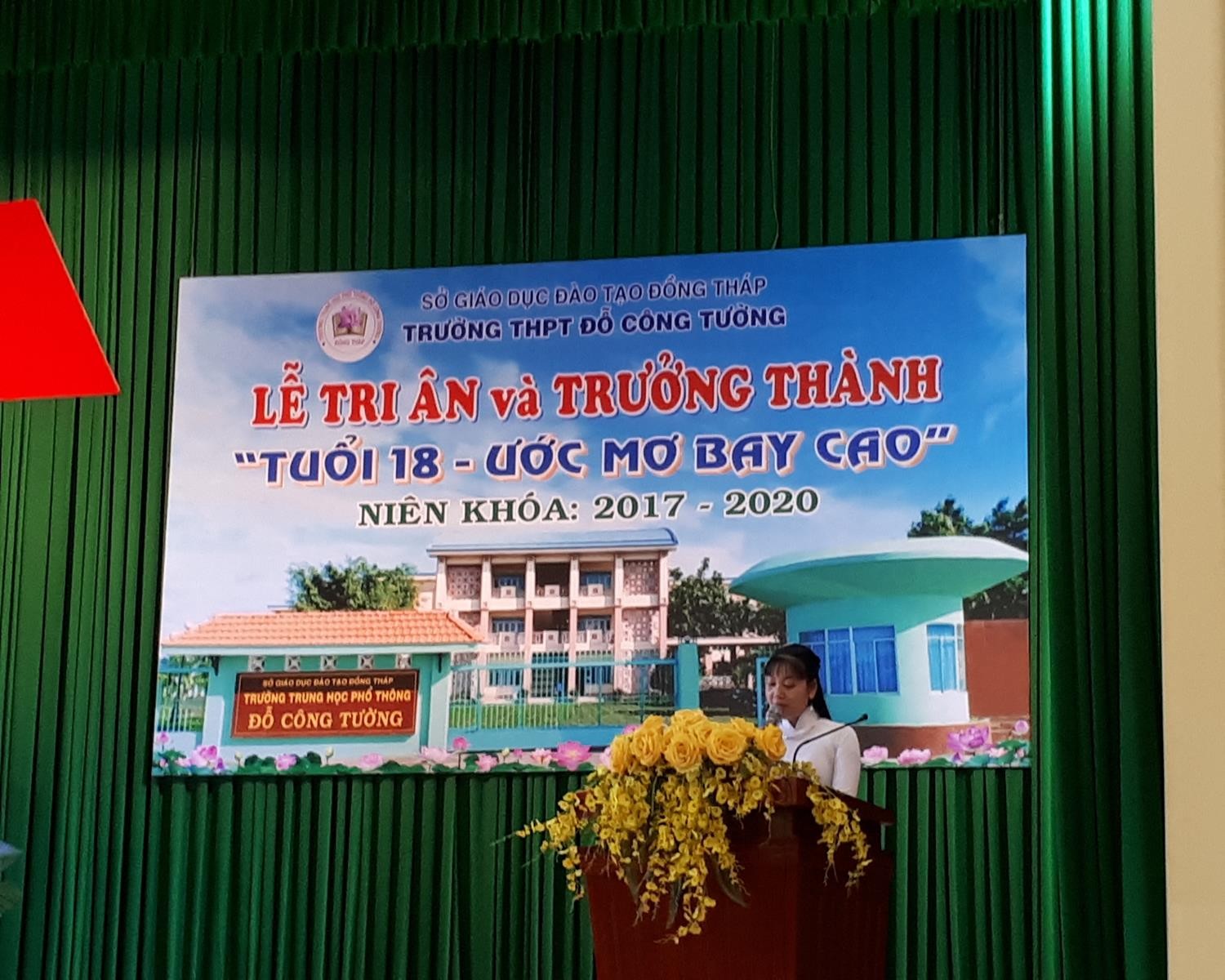 Lễ tri ân và trưởng thành - Niên khóa: 2017 - 2020 Trường THPT Đỗ Công Tường