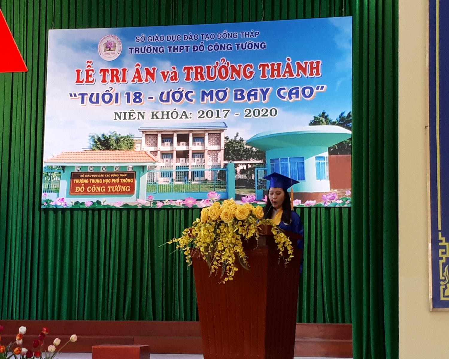 Lễ tri ân và trưởng thành - Niên khóa: 2017 - 2020 Trường THPT Đỗ Công Tường