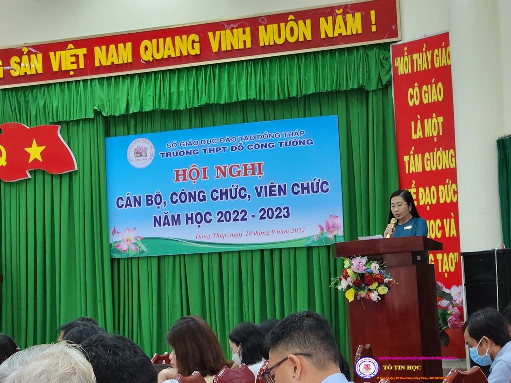 Hội nghị cán bộ, công chức, viên chức năm học 2022 - 2023