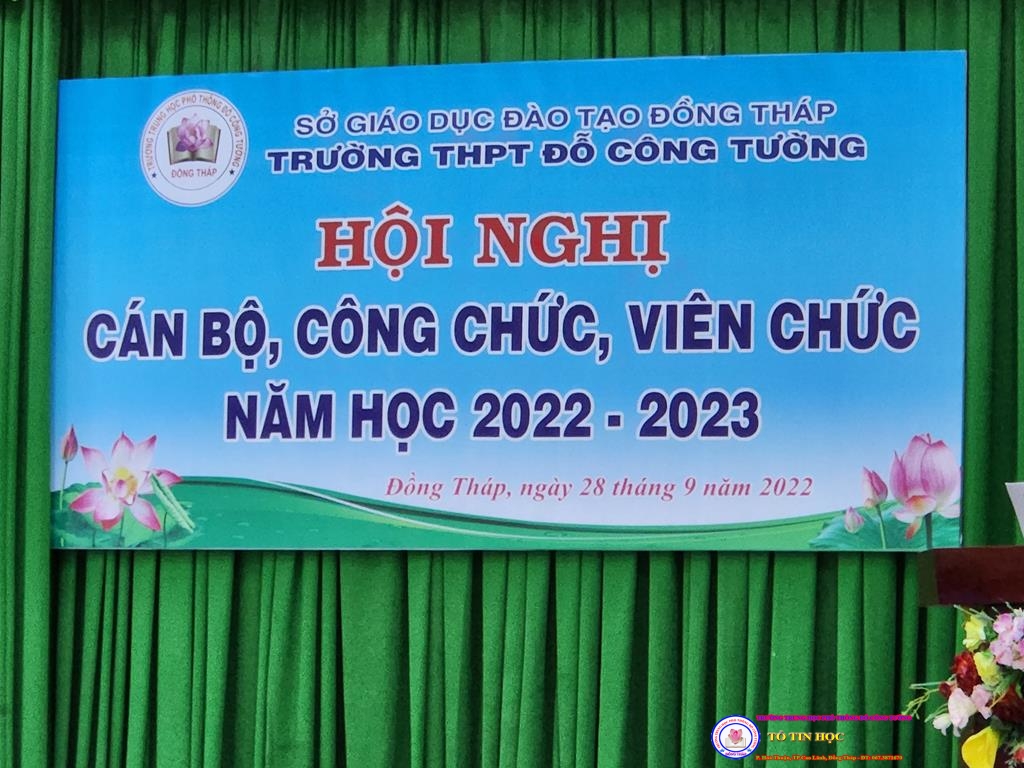 Hội nghị cán bộ, công chức, viên chức năm học 2022 - 2023