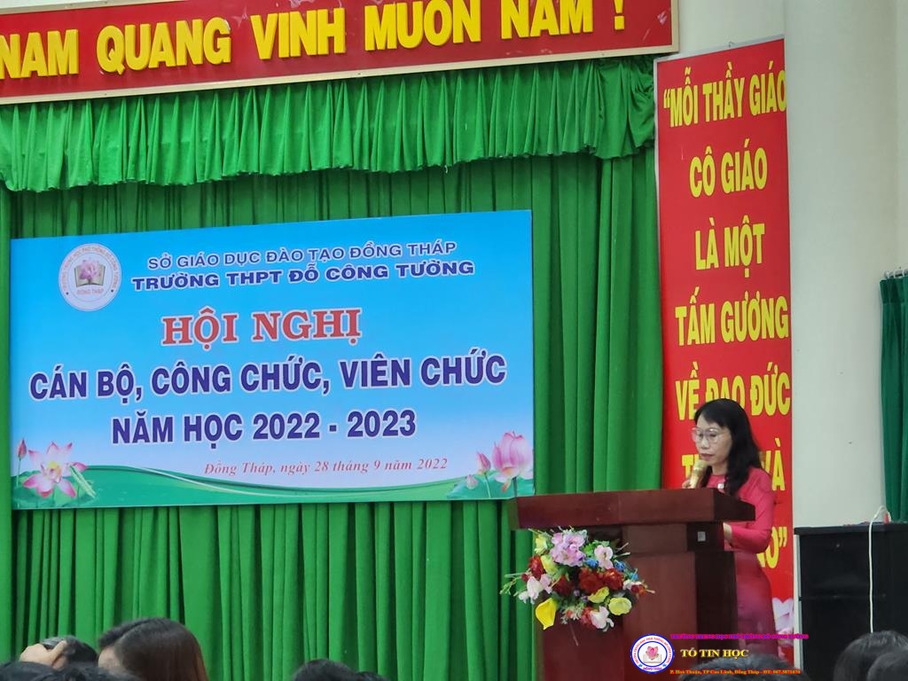 Hội nghị cán bộ, công chức, viên chức năm học 2022 - 2023