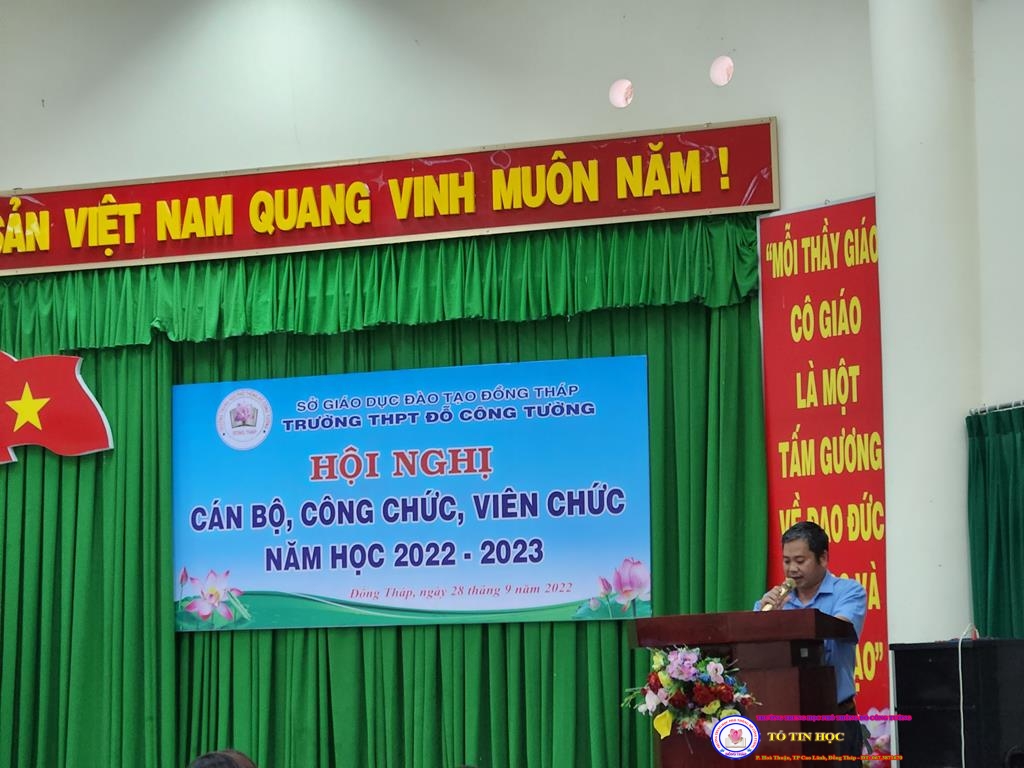 Hội nghị cán bộ, công chức, viên chức năm học 2022 - 2023