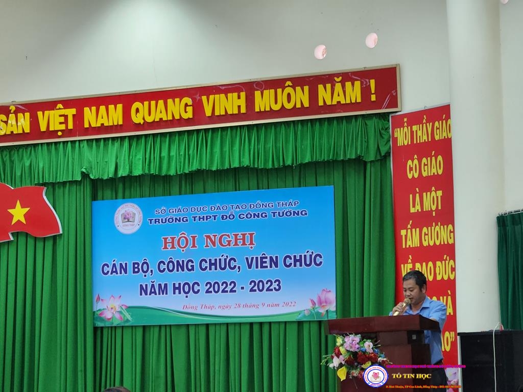 Hội nghị cán bộ, công chức, viên chức năm học 2022 - 2023