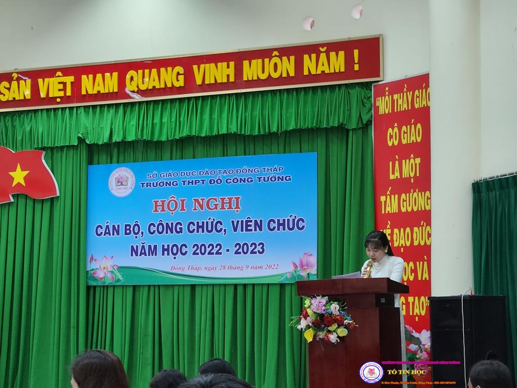 Hội nghị cán bộ, công chức, viên chức năm học 2022 - 2023