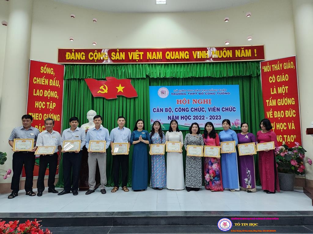 Hội nghị cán bộ, công chức, viên chức năm học 2022 - 2023