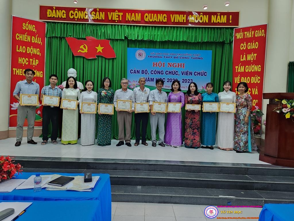 Hội nghị cán bộ, công chức, viên chức năm học 2022 - 2023